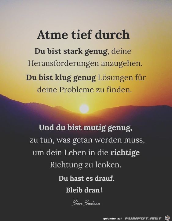 Atme tief durch