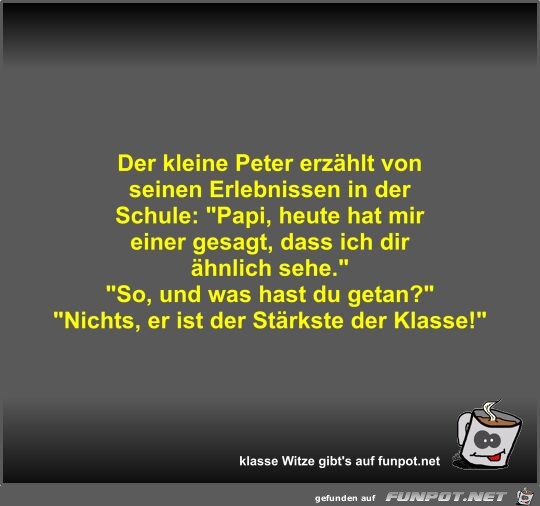 Der kleine Peter erzhlt von seinen Erlebnissen in der...