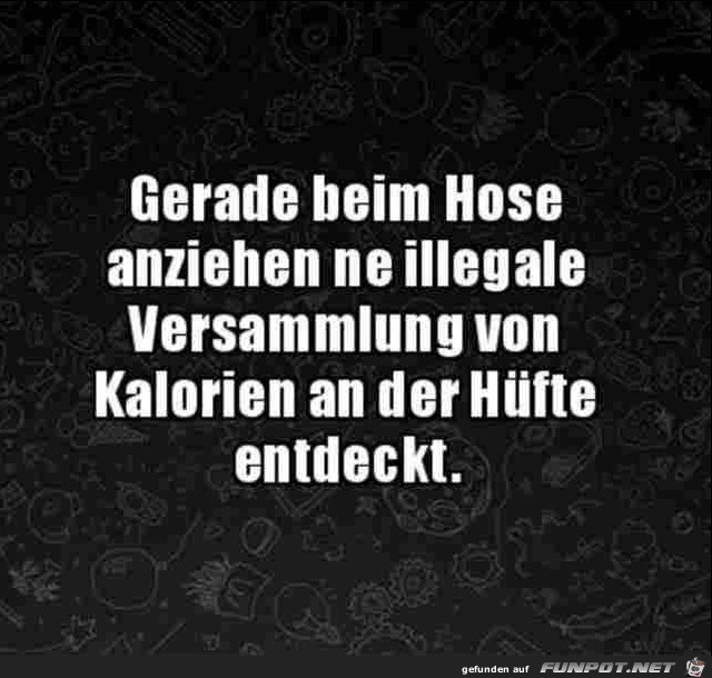 Hose anziehen