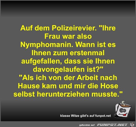 Auf dem Polizeirevier