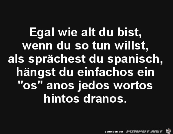 Spanisch sprechen