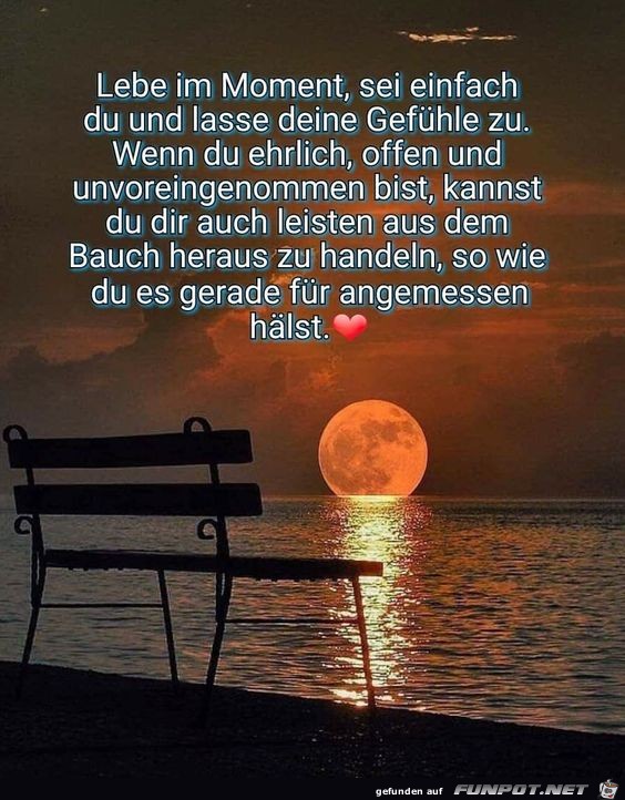 Lebe im Moment