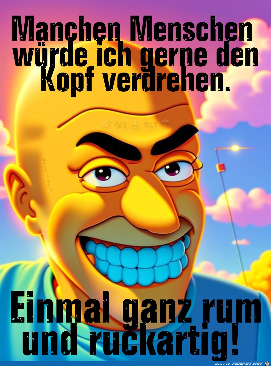 Den Kopf verdrehen