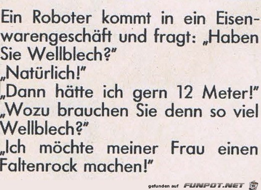 Roboter kauft ein