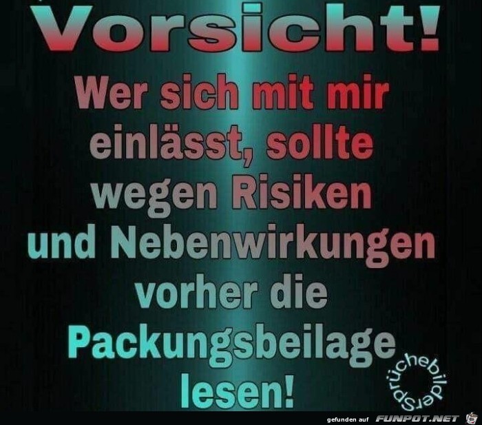 Vorsicht