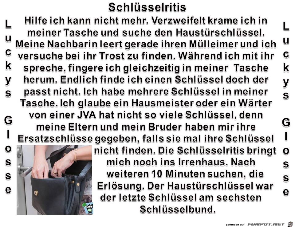 Schlüsselritis Schlüsselritis