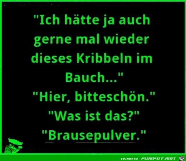 Kribbeln im Bauch