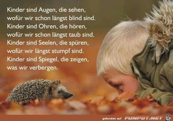 Kinder sind Augen was alles sehen