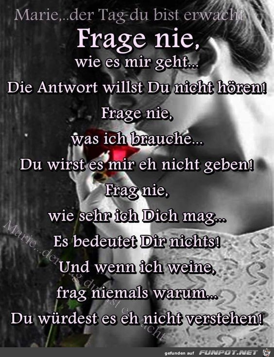 Frage nie