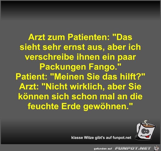 Arzt zum Patienten