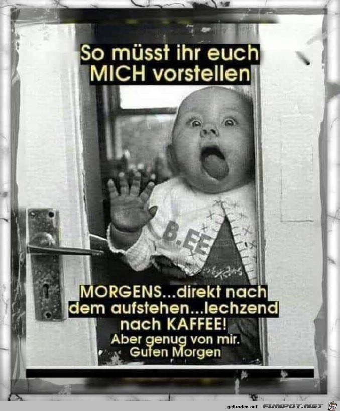 Ich am Morgen