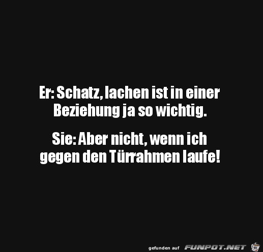 Lachen ist wichtig