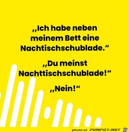 Nachtischschublade