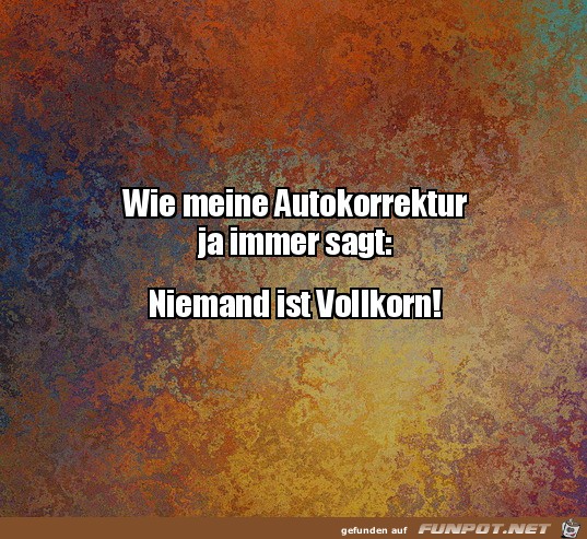 Die Autokorrektur