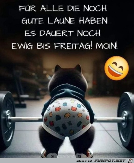 Noch ewig bis Freitag