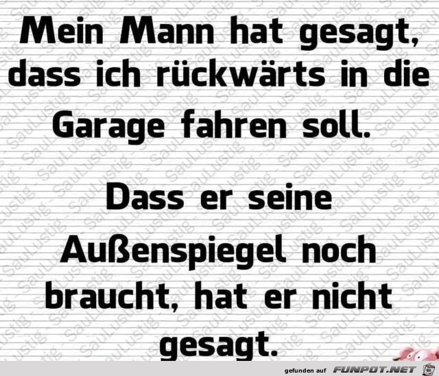 Mein Mann hat gesagt Mein Mann hat gesagt