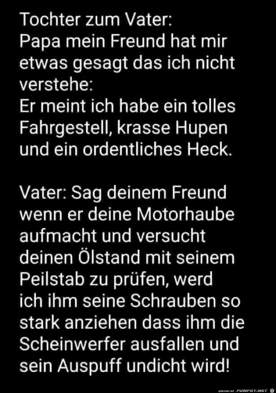 Tochter zum Vater