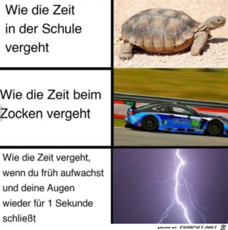 Wie die Zeit vergeht