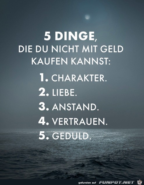 5 Dinge