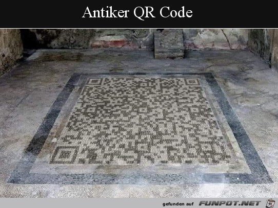 Antiker QR-Code