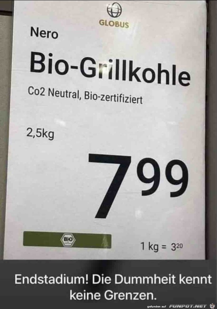 Bio-Grillkohle