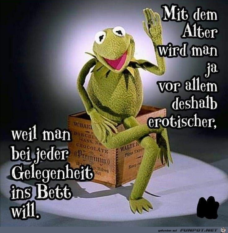 Mit dem Alter......