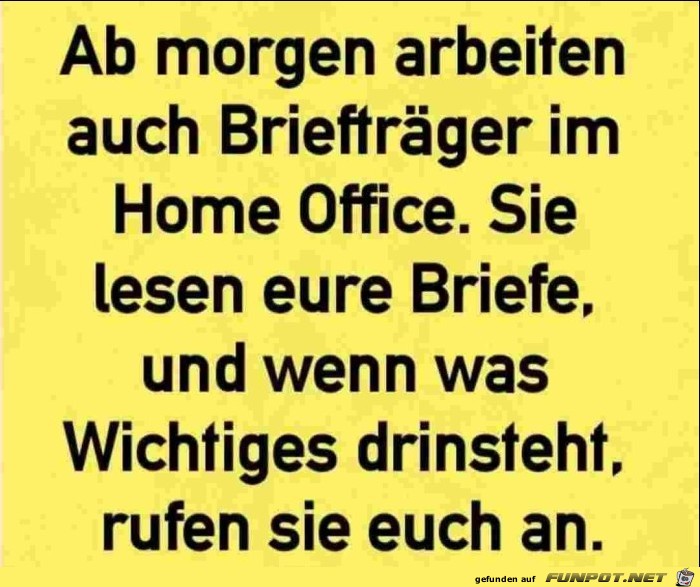 Ab morgen