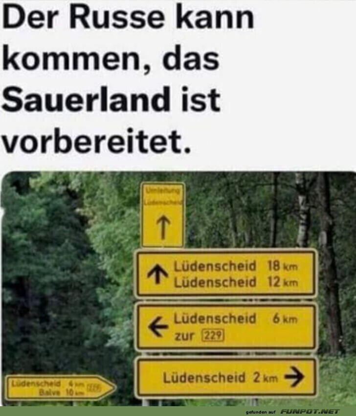 Sauerland ist vorbereitet