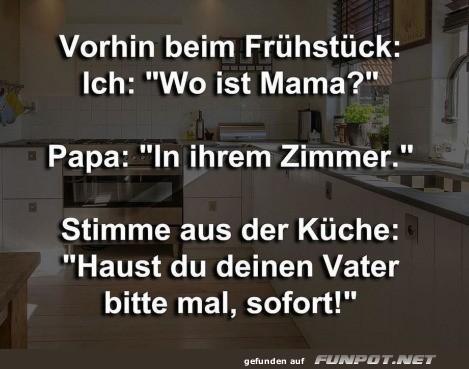 Frecher Vater