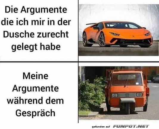 Meine Argumente