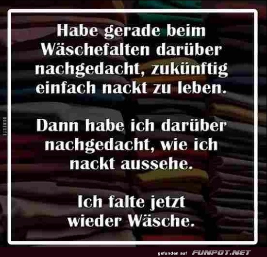 Wsche falten