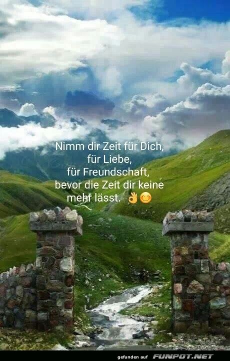 Nimm dir Zeit fr dich