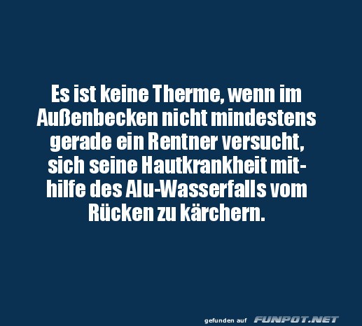 Es ist keine Therme