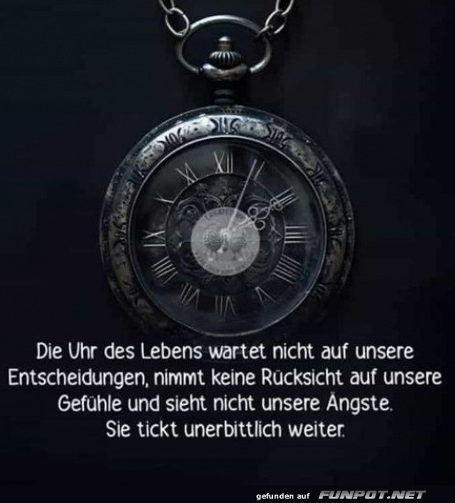 Die Uhr des Lebens