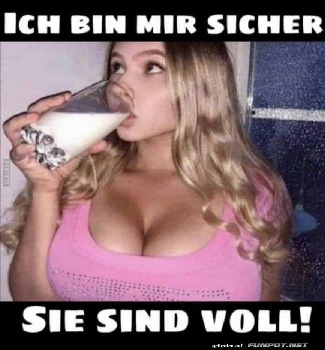 Ich bin mir sicher........