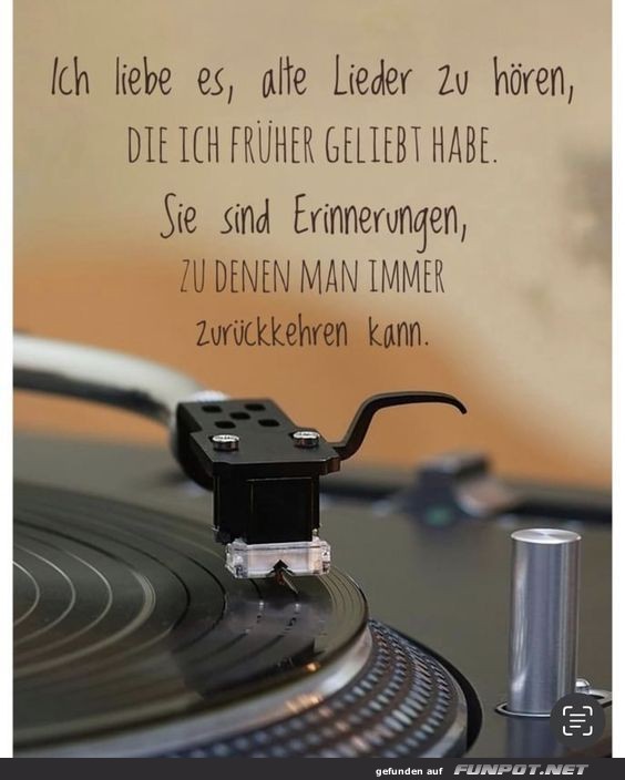 Ich liebe es alte Lieder zu hren