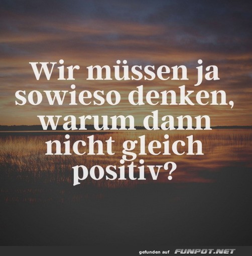 Denk positiv