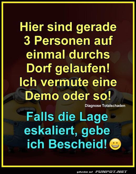 Wahrscheinlich eine Demo