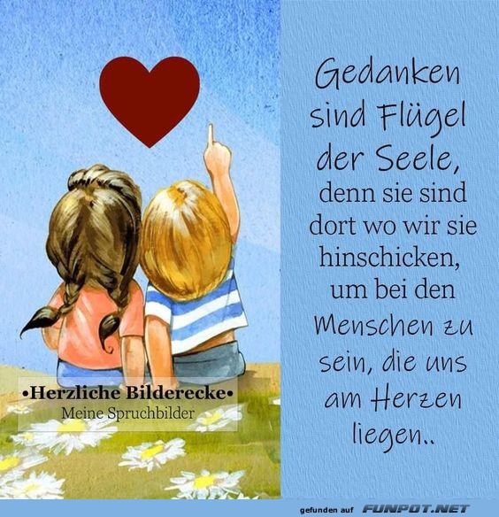 Gedanken sind Flgel der Seele