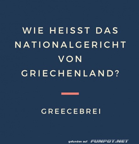 Nationalgericht der Griechen