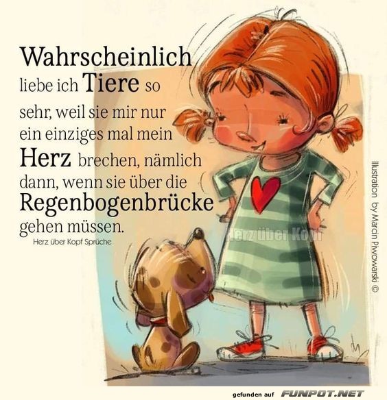 Warscheinlich liebe ich Tiere