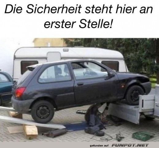 Sicherheit geht vor