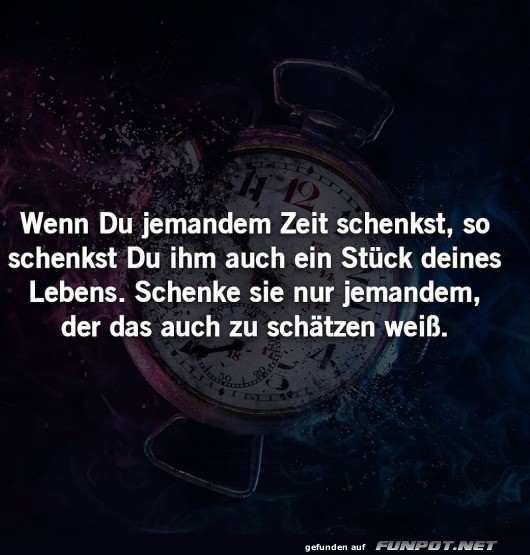 Zeit schenken