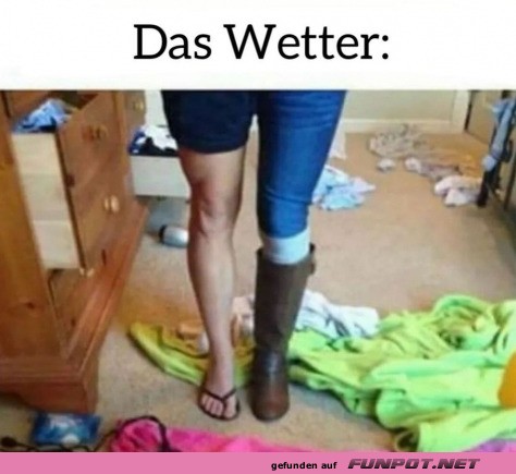 Komisches Wetter