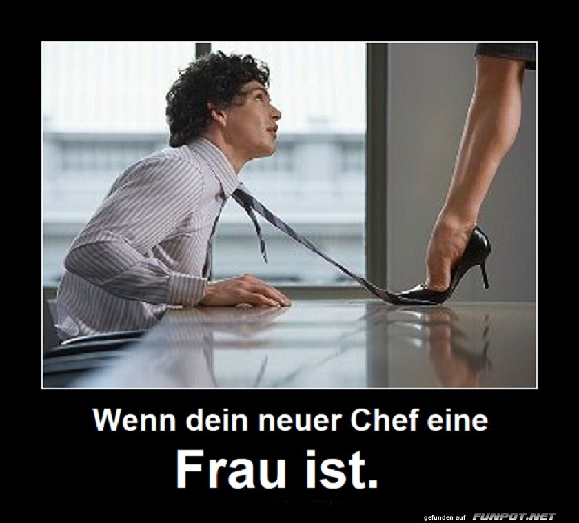 Wenn dein neuer Chef eine Frau ist.