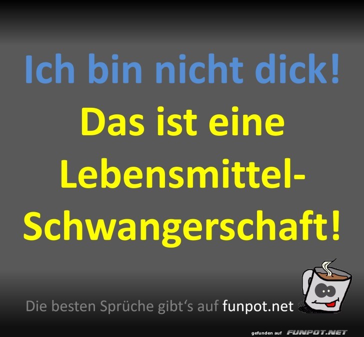 Ich bin nicht dick