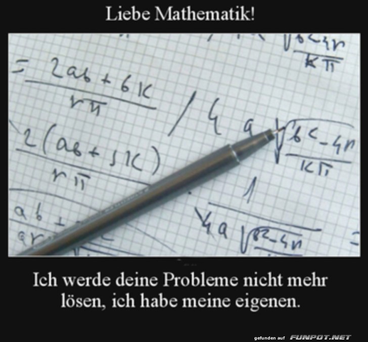 An die Mathematik