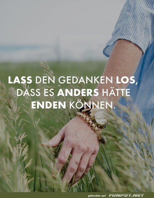 Lass den Gedanken los