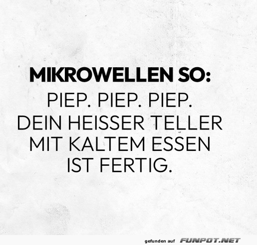 Typisch Mikrowelle