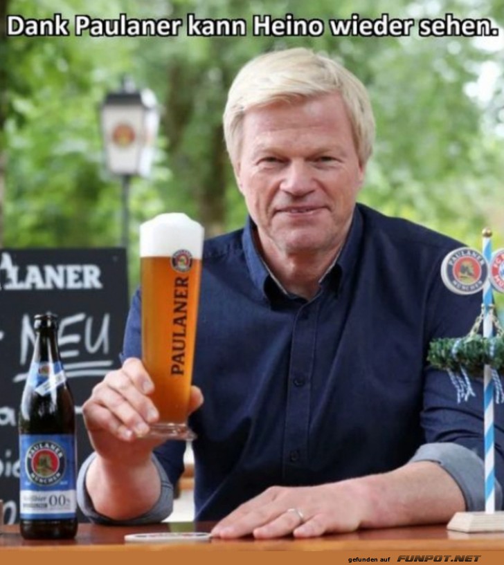 Heino kann wieder sehen